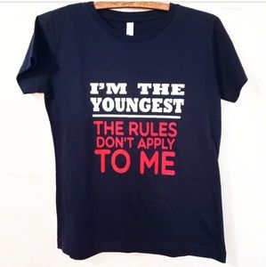 💛 NEW Live and Tell I'm the Youngest T Shirt